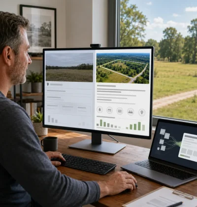 An AI land listing description turns dry parcel data into buyer-focused copy that leads with the best features and searched keywords, so more buyers inquire.