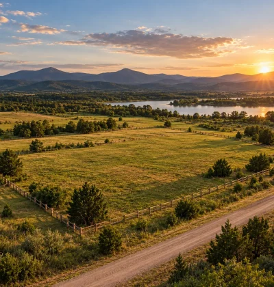 Vacant rural land with road access and open acreage, representing different online listing options available to owners selling land without an agent in 2026.