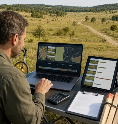 To price vacant land for sale, calculate price per acre from recent comparable sales, adjust for your parcel's size and features, and confirm with an AI valuation.